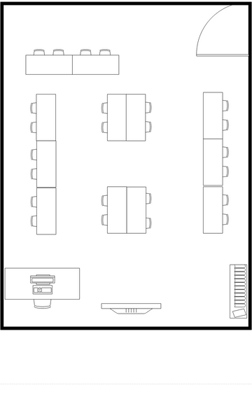 Classroom Seating Outline | Visual Paradigm User-Contributed Diagrams ...